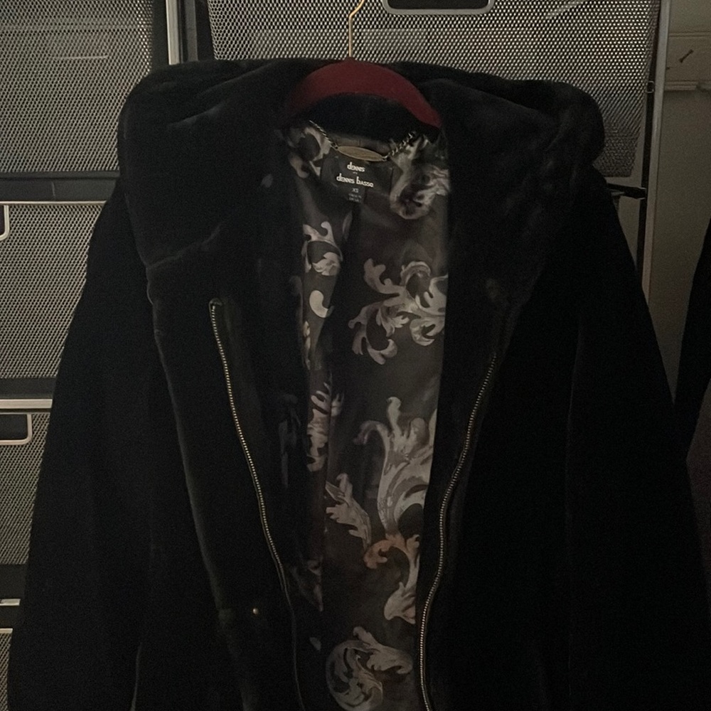 Faux fur coat